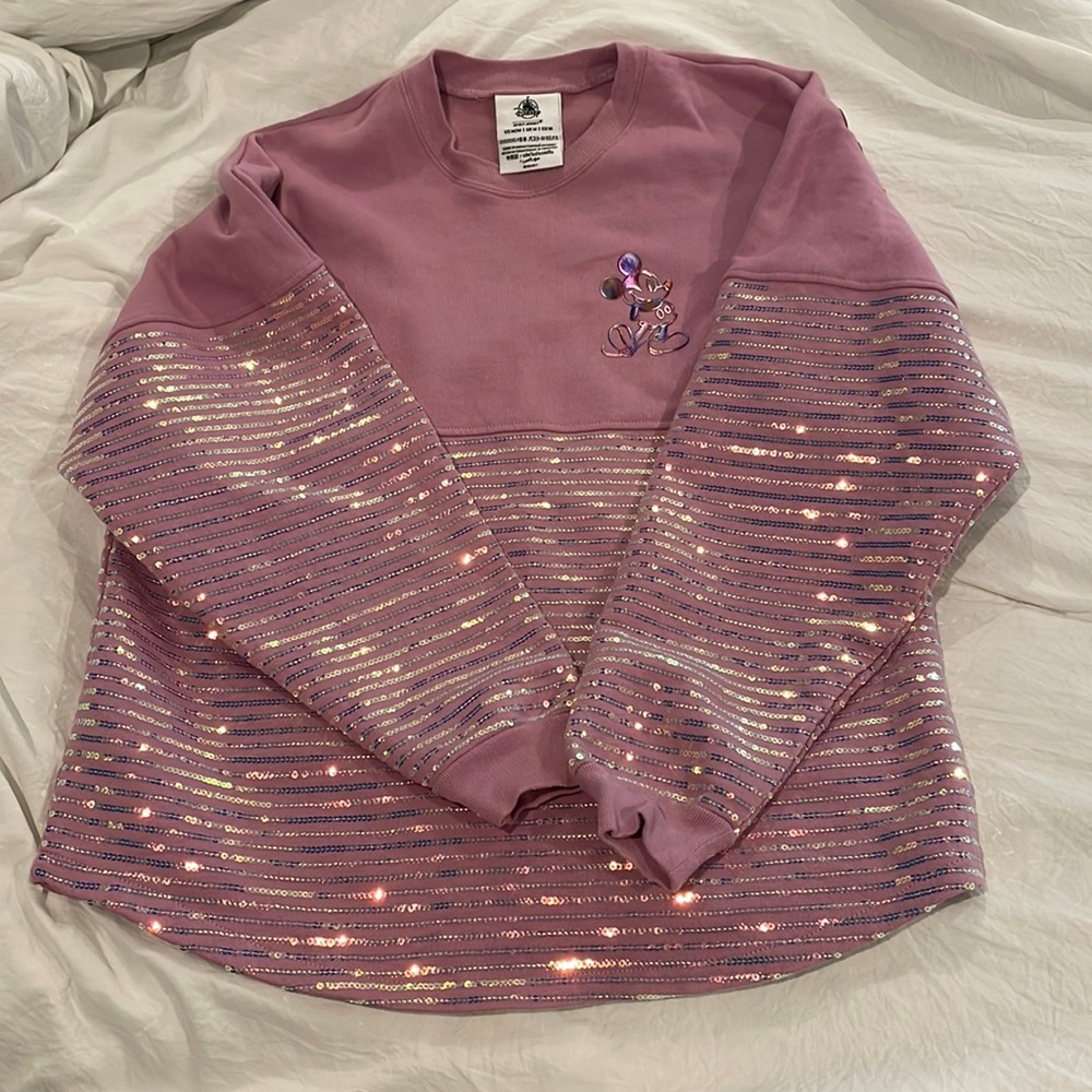 Disney Parks Disneyland Earidescent Sequin Spirit Jersey